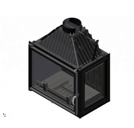 Каминная топка Amelia/P стекло справа_2 Каминная топка Amelia/P стекло справа_2