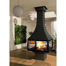 Камин JC Bordelet Julietta 985 BLACK LINE на ноге Камин JC Bordelet Julietta 985 BLACK LINE на ноге