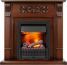 Каминокомплект Dimplex Venice очаг Danville Black FB2 махагон коричневый антик Dimplex Venice очаг Danville Black FB2 махагон коричневый антик