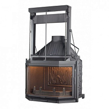 Топка Seguin prestige hexa 8 с открытием двери в сторону и вверх, с дефлектором Топка Seguin prestige hexa 8 с открытием двери в сторону и вверх, с дефлектором