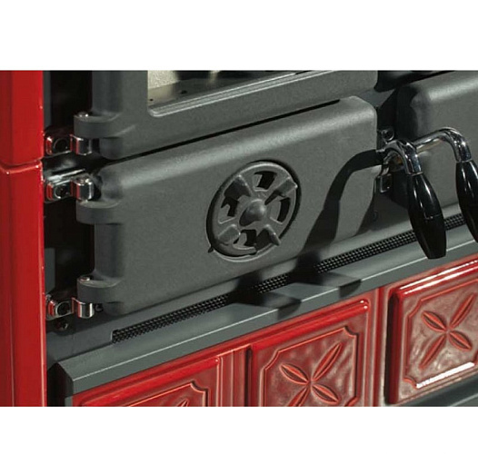 La Nordica-Extraflame rosetta maiolica bordeaux_1 La Nordica-Extraflame rosetta maiolica bordeaux_1