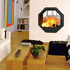 Камин Octuor 87, встроенный, двухсторонний (Arkiane) Камин Octuor 87, встроенный, двухсторонний (Arkiane)
