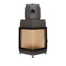 Brunner eck-kamin 57/52/52 side-opening, стальной дымосборник 45?, нержавеющие рамки Brunner eck-kamin 57/52/52 side-opening, стальной дымосборник 45?, нержавеющие рамки