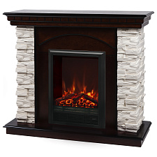 Электрический каминокомплект RealFlame Elford AO очаг Eugene античный дуб RealFlame Elford AO очаг Eugene античный дуб