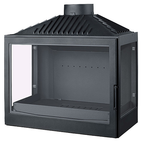 Топка L7 RL, два боковых стекла, серая (Liseo)_0 Топка L7 RL, два боковых стекла, серая (Liseo)_0