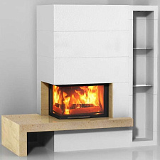 Камин Studio 12/45.10.0 B CP с банкетой (Hark) Камин Studio 12/45.10.0 B CP с банкетой (Hark)