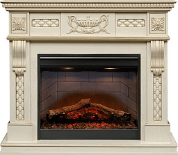 Каминокомплект Dimplex Corsica очаг Symphony 26 DF2608-INT слоновая кость с патиной Dimplex Corsica очаг Symphony 26 DF2608-INT слоновая кость с патиной