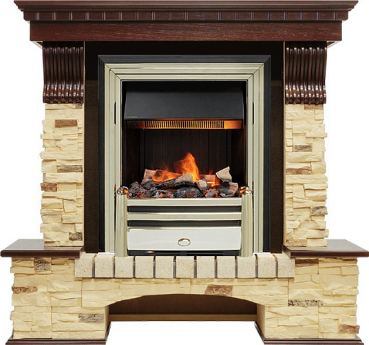 Dimplex Pierre Luxe очаг Cavendish темный дуб/сланец_0 Dimplex Pierre Luxe очаг Cavendish темный дуб/сланец_0