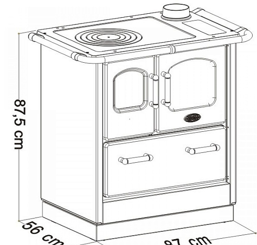 Печь Standard 312, Terra di Francia (Sideros)_1 Печь Standard 312, Terra di Francia (Sideros)_1