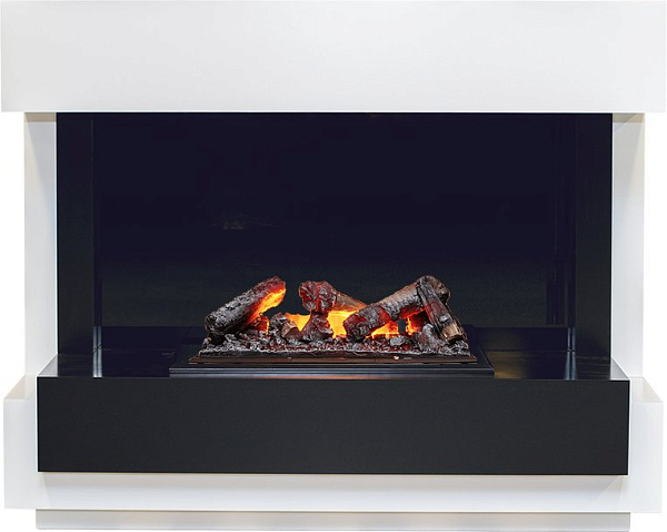 Dimplex Cube очаг Cassette 600 NH белый с черным_0 Dimplex Cube очаг Cassette 600 NH белый с черным_0