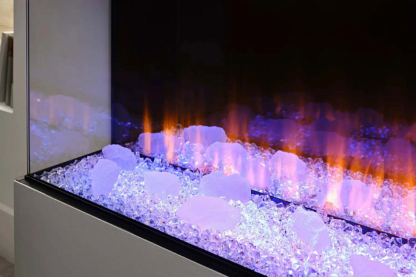 Трехсторонний электрокамин с обогревом BRITISH FIRES New Forest 1900 with Signature logs - 1900 мм_7 Трехсторонний электрокамин с обогревом BRITISH FIRES New Forest 1900 with Signature logs - 1900 мм_7