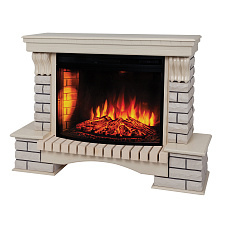 Электрический каминокомплект RealFlame Country очаг Firespace 33W S IR белый RealFlame Country очаг Firespace 33W S IR белый