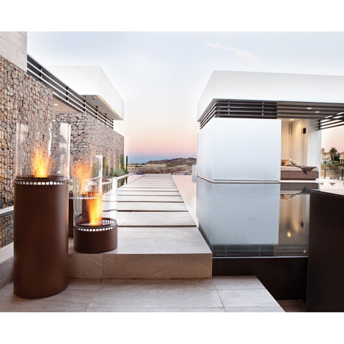 Ecosmart Fire Lighthouse 600 Black/CoreTen_1 Ecosmart Fire Lighthouse 600 Black/CoreTen_1