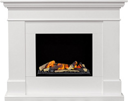 Каминокомплект Dimplex California очаг Cassette 600 LNH-INT (с дровами) белый Dimplex California очаг Cassette 600 LNH-INT (с дровами) белый