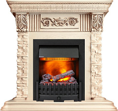 Каминокомплект Dimplex Luxemburg очаг Danville Black FB2 сланец/слоновая кость с патиной (каменный) Dimplex Luxemburg очаг Danville Black FB2 сланец/слоновая кость с патиной (каменный)