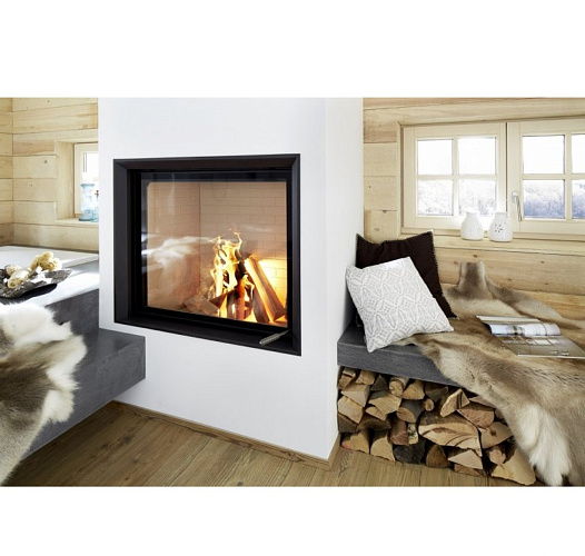 Brunner stil-kamin 75/90 lifting, чугунный дымосборник 45?, монтажная рама 70мм, черная_1 Brunner stil-kamin 75/90 lifting, чугунный дымосборник 45?, монтажная рама 70мм, черная_1