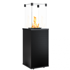 Газовый камин Kratki Patio/Mini/M/G31/37MBAR/CZ/P стекло/черное тиснение ручное управление Kratki Patio/Mini/M/G31/37MBAR/CZ/P стекло/черное тиснение ручное управление