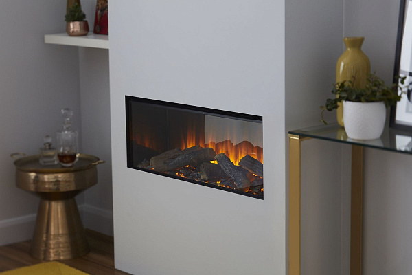 Трехсторонний электрокамин с обогревом BRITISH FIRES New Forest 870 with Signature logs - 870 мм_4 Трехсторонний электрокамин с обогревом BRITISH FIRES New Forest 870 with Signature logs - 870 мм_4