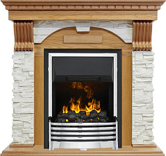 Каминокомплект Dimplex Dublin очаг Flagstaff дуб/сланец белый Dimplex Dublin очаг Flagstaff дуб/сланец белый