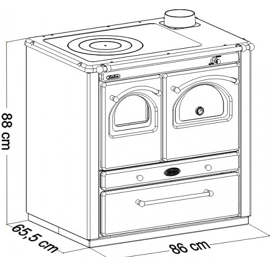 Печь Ambra, Terra di Francia (Sideros)_1 Печь Ambra, Terra di Francia (Sideros)_1