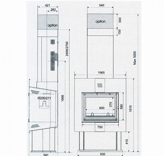 Печь-камин VALLOIRE 2-06 (Supra)_1 Печь-камин VALLOIRE 2-06 (Supra)_1