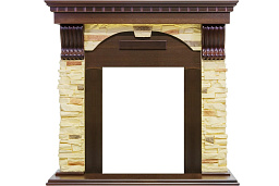 Портал Royal Flame Dublin угловой Темный дуб / Сланец Royal Flame Dublin угловой Темный дуб / Сланец