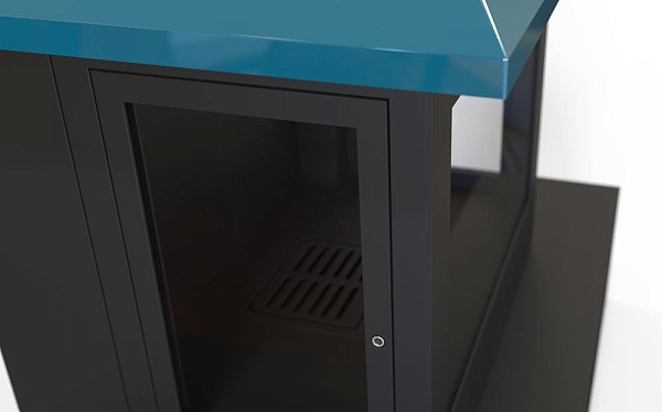 Камин Sandra, пристенный, черный, RAL (Traforart)_1 Камин Sandra, пристенный, черный, RAL (Traforart)_1