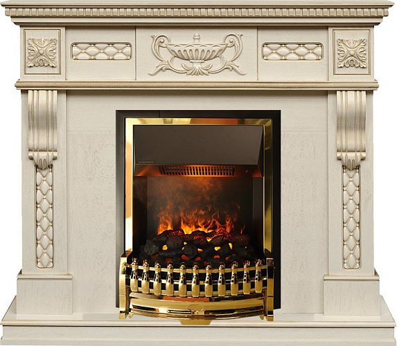 Dimplex Corsica очаг Atherton слоновая кость с патиной_0 Dimplex Corsica очаг Atherton слоновая кость с патиной_0