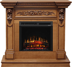 Недорогой каминокомплект Lancaster орех с очагом XHD23L-INT Lancaster орех с очагом XHD23L-INT
