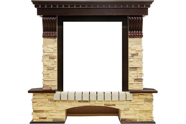 Dimplex Pierre Luxe очаг Danville Antique Brass FB2 темный дуб/сланец угловой_2 Dimplex Pierre Luxe очаг Danville Antique Brass FB2 темный дуб/сланец угловой_2